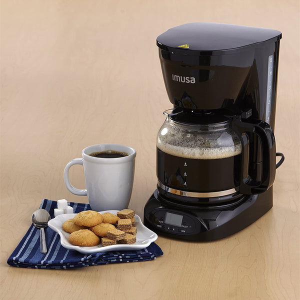 Imusa 4 Cup Electric Espresso/cappuccino Maker 800 Watts - Black