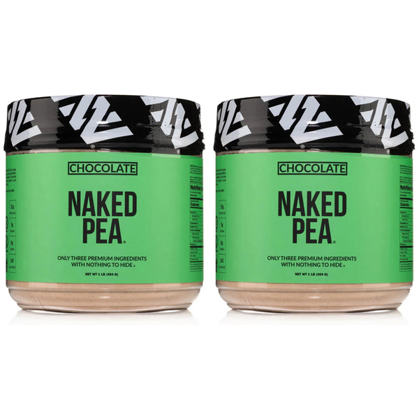 2 Pack - Naked Nutrition Chocolate Pea Protein Isolate 1LB