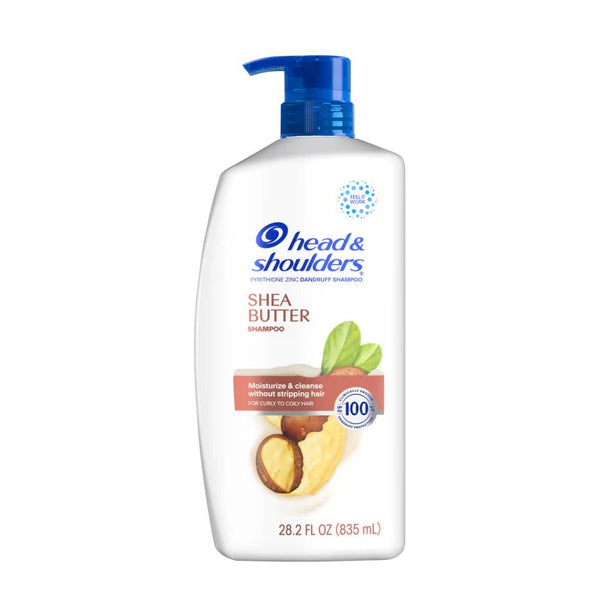 4 Pack - Head & Shoulders Dandruff Shampoo Shea Butter 28.2oz