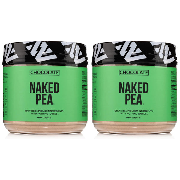 2 Pack - Naked Nutrition Pea Protein Isolate Chocolate 1lb