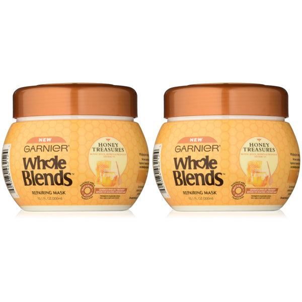 2 Pack - Garnier Whole Blends Repairing Honey Extracts Mask 10.1oz