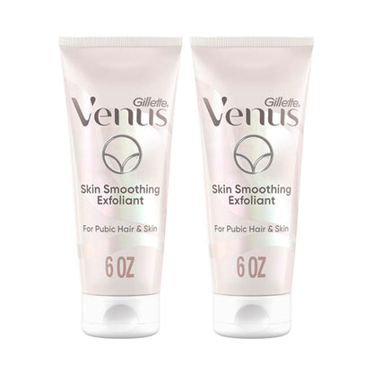 2 Pack - Gillette Venus Intimate Grooming Skin-Smoothing Exfoliant 6oz