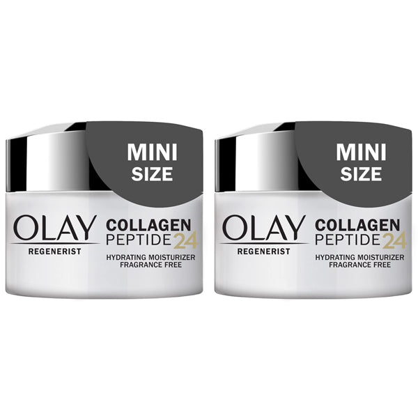 2 Pack - Olay Regenerist Collagen Peptide 24 Face Moisturizer 0.5 oz