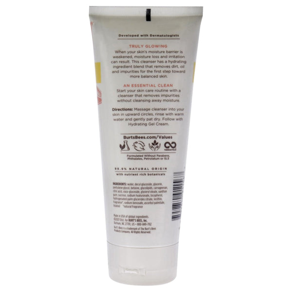 2 Pack - Burt's Bees Glowing Gel Cleanser with Hyaluronic Acid 6oz