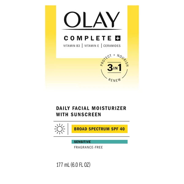 2 Pack - Olay Complete + Daily Facial Moisturizer with Sunscreen SPF 40 6oz