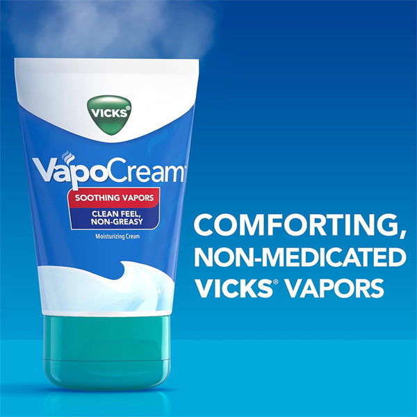 2 Pack - Vicks VapoCream Easy to Use Non-Greasy Moisturizing Cream 3oz