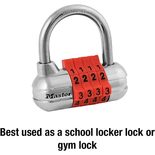 2 Pack - Master Lock Set Your Own Combination Padlock 1523D Color May Vary