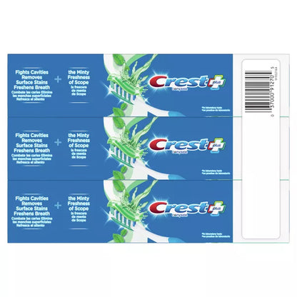 2 Pack - Crest + Scope Complete Whitening Toothpaste Minty Fresh 5.4oz 3ct Each