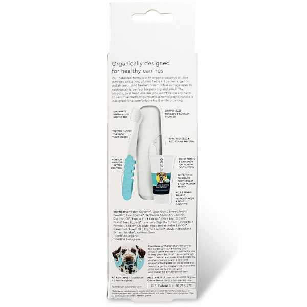 2 Pack - RADIUS USDA Organic Dental Solutions Puppy Kit