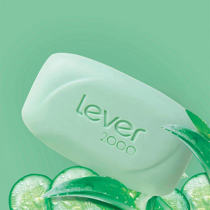 2 Pack - Lever 2000 Refreshing Bar Soap With Aloe & Cucumber 3.75oz 8 Count Each