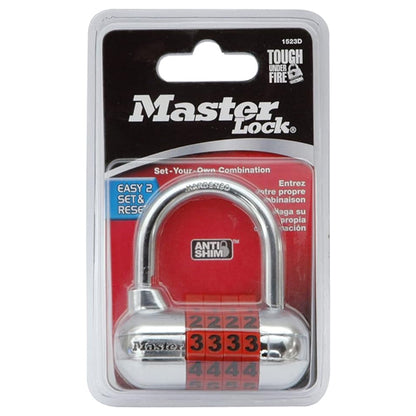 2 Pack - Master Lock Set Your Own Combination Padlock 1523D Color May Vary