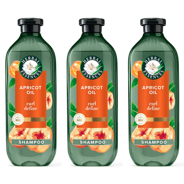 3 Pack - Herbal Essences Apricot Oil Curl Defining Shampoo 13.5oz