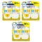 3 Pack - Febreze Kitchen Fade Defy Plug Air Freshener Fresh Lemon 2ct Each