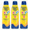 3 Pack - Banana Boat Kids Sport Powerstay Sunscreen Spray Lotion SPF 50 6oz