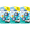 3 Pack - Febreze Car Gain Honey Berry Hula Air Freshener Vent Clips 2ct Each