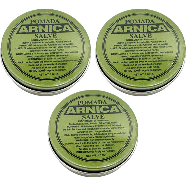 3 Pack - Pomada Arnica Salve First Aid Antiseptic 1oz