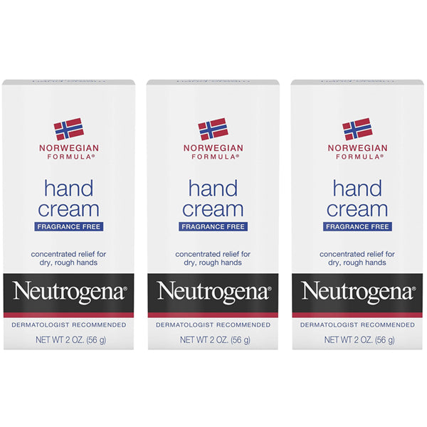 3 Pack - Neutrogena Norwegian Formula Moisturizing Hand Cream 2oz