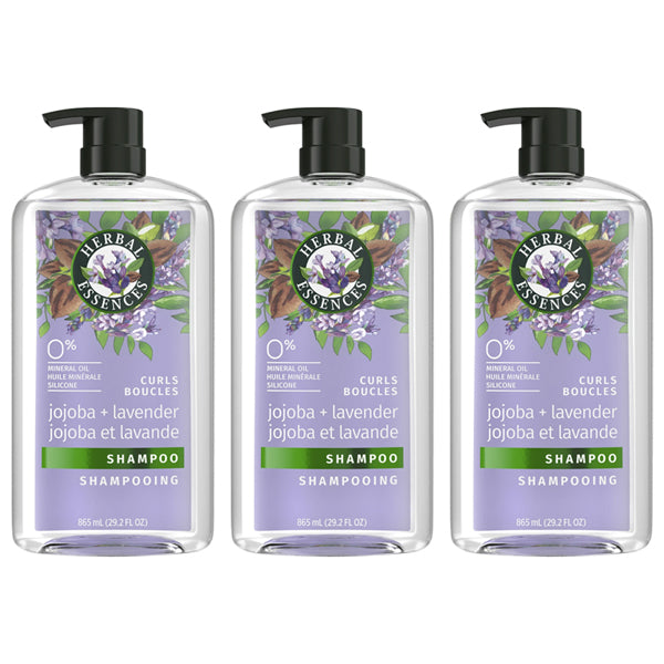 3 Pack - Herbal Essences Jojoba Oil & Lavender Curls Shampoo 29.2oz