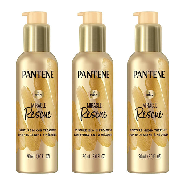 3 Pack - Pantene Miracle Rescue Damaged Hair Mix In Repair Conditioner 3oz