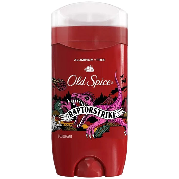 3 Pack - Old Spice Aluminum Free Men's Invisible Solid Deodorant Raptorstrike 2.6oz