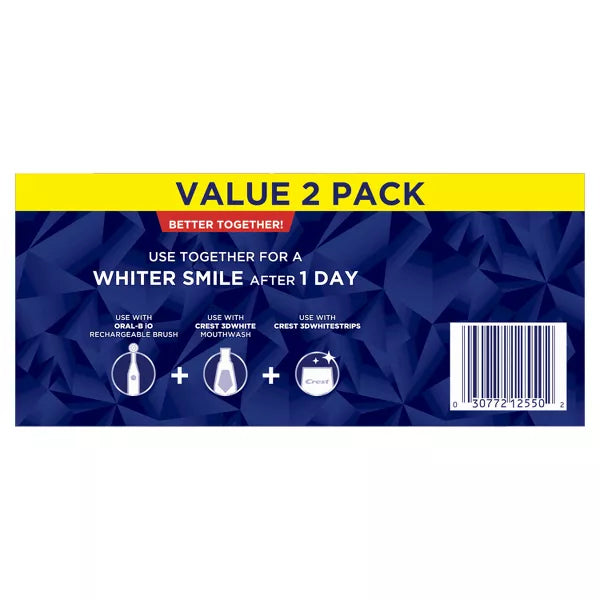 3 Pack - Crest 3D White Advanced Whitening Arctic Fresh Toothpaste 3.3oz 2ct Each