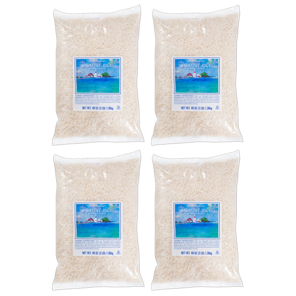 4 Pack - Trader Joe's Jasmine Rice from Thailand 3lbs Each