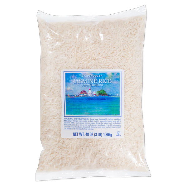 4 Pack - Trader Joe's Jasmine Rice from Thailand 3lbs Each