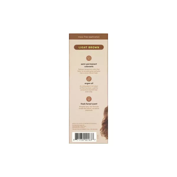 4 Pack - Hims Hair Color & Conditioner Under Cover Light Brown 5oz