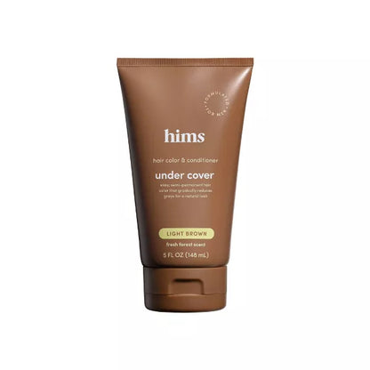 4 Pack - Hims Hair Color & Conditioner Under Cover Light Brown 5oz