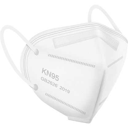 100 Pack - WWDOLL White KN95 Mask 5-Layer Breathable Mask