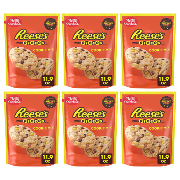 6 Pack - Betty Crocker Reese's Pieces Cookie Mix 11.9oz