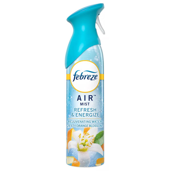 6 Pack - Febreze Air Odor-Fighting Air Freshener Zesty Orange Blossom 8.8 fl oz