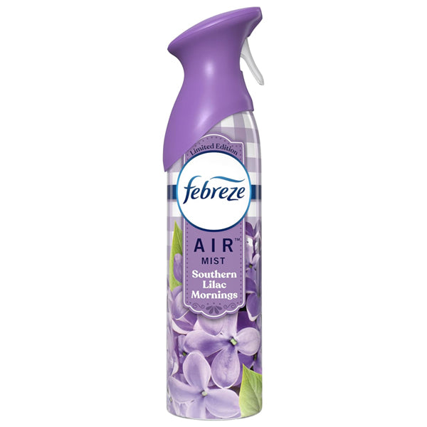 6 Pack - Febreze Air Mist Air Freshener Southern Lilac Mornings, 8.8 oz