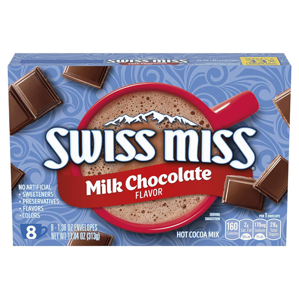 6 Pack - Swiss Miss Milk Chocolate Flavored Hot Cocoa Mix 8 Count Each