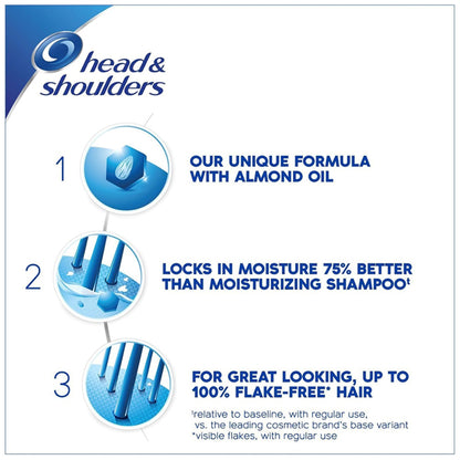 6 Pack - Head & Shoulders Dandruff Dry Scalp Care 2-in-1 with Almond Oil 8.45oz