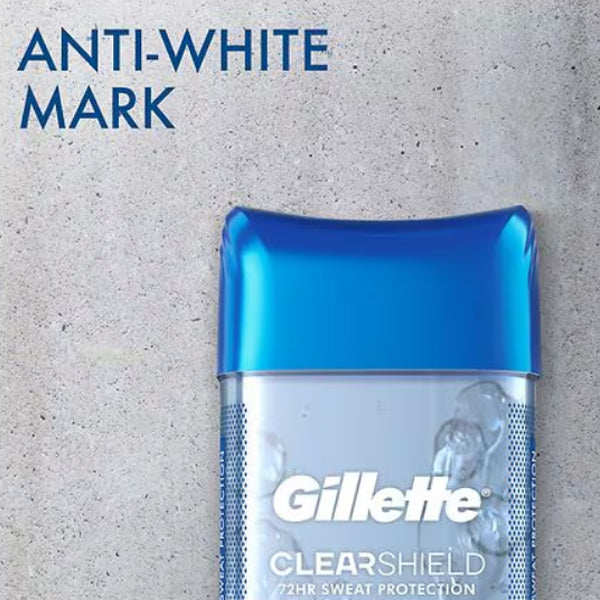 6 Pack - Gillette Clearshield Antiperspirant Deodorant for Men Cool Wave 3.8oz