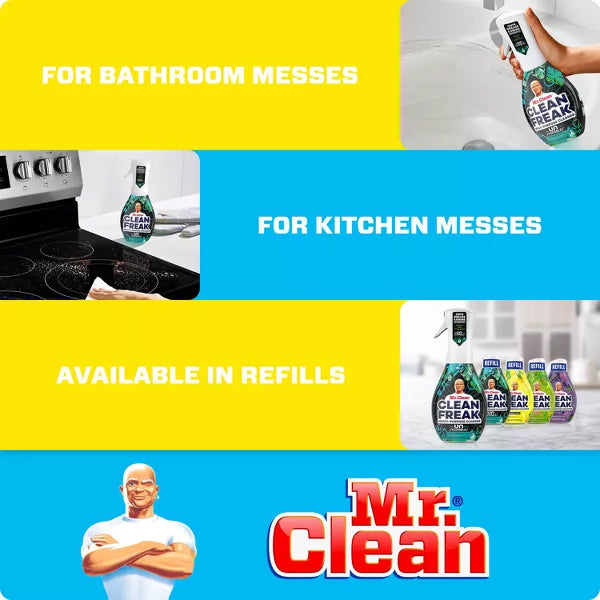 6 Pack - Mr. Clean Clean Freak Multi-Purpose Cleaner Refill Lemon Zest 16oz