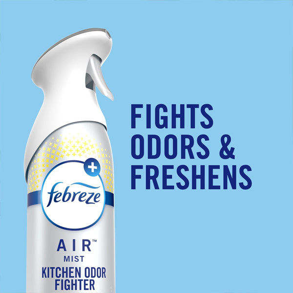 6 Pack - Febreze Room Air Mist Spray Odor Fighter Fresh Lemon Scent 8.8oz