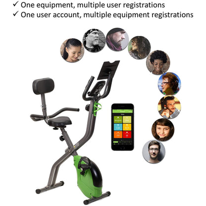 ShareVgo Smart Folding Semi Recumbent Magnetic Upright Exercise Bike SXB1000