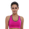 5 Pack - Women's Seamless Racerback Sports Bra for High Impact Support - Large