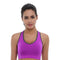 5 Pack - Women's Seamless Racerback Sports Bra for High Impact Support - Large