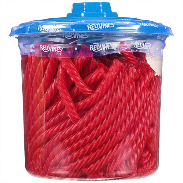 Red Vines Twists Original Red Licorice Bulk Candy 5.5 lbs Tub