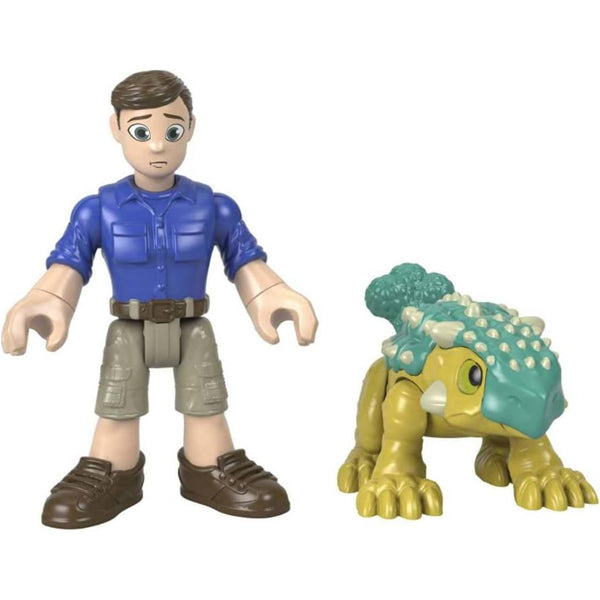 Imaginext Jurassic World Camp Cretaceous Ankylosaurus 'Bumpy' & Ben