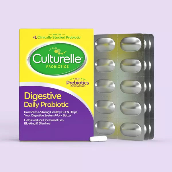 Culturelle Digestive Health Daily Probiotic 10 Billion CFUs 30 Capsules