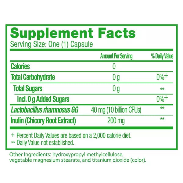 Culturelle Digestive Health Daily Probiotic 10 Billion CFUs 30 Capsules