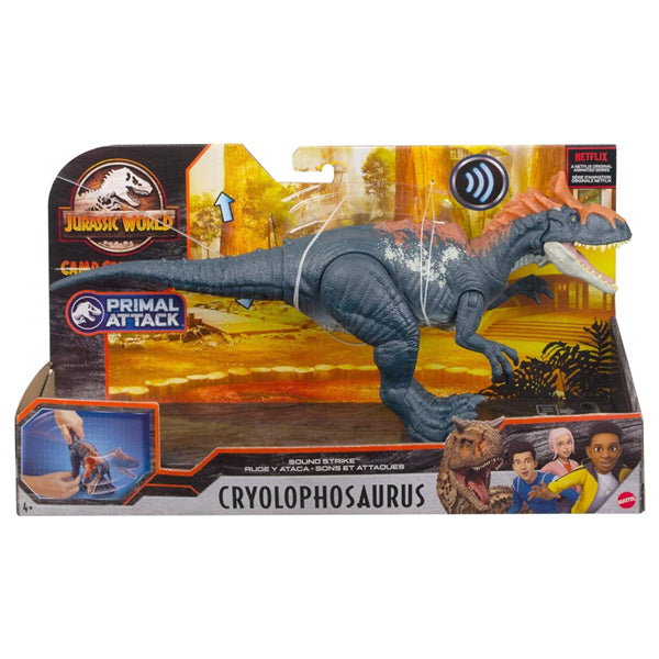 Jurassic World Toys Camp Cretaceous Sound Strike Cryolophosaurus Dinosaur Figure