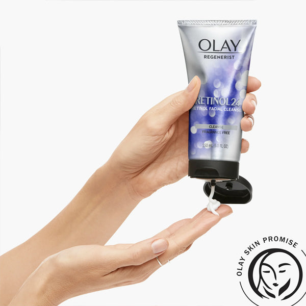 Olay Skin Care Retinol Duo Pack, Smoothing Face Moisturizer & Face Wash Anti-Aging, 1.7 oz