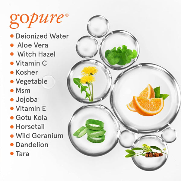 goPure Vitamin C Radiance-Boosting Face Serum for Glowing Skin 1oz