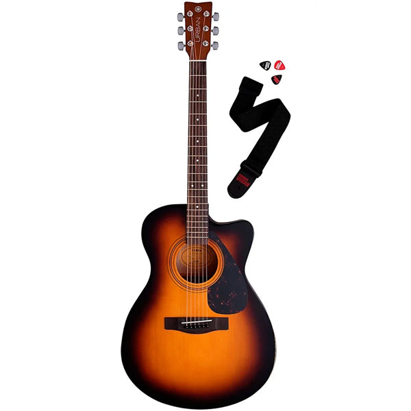 Yamaha URBAN Guitar Learn Guitar with Keith Urban Guitar, App & Essential Accessories