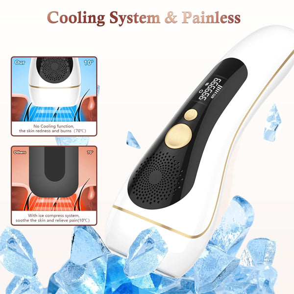 Laser Hair Removal for Women and Men, IPL Hair Removal with Ice Cold Function